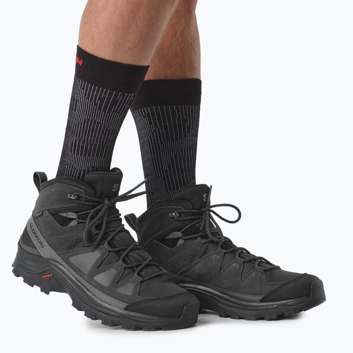 Salomon Quest Rove GTX scarpe da trekking da uomo nero/fantasma/magnete 15