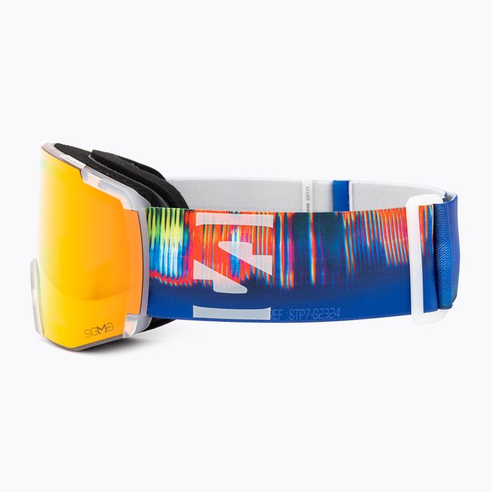 Salomon S View Sigma, occhiali da sci traslucidi frozen/poppy red 4