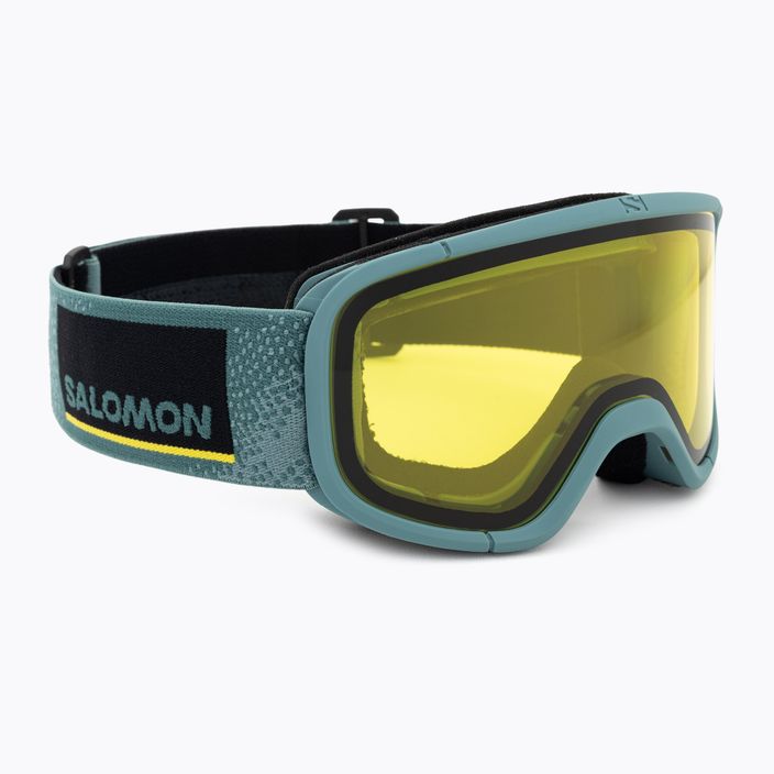 Salomon Lumi Flash atlantic blues/flash yellow occhiali da sci per bambini