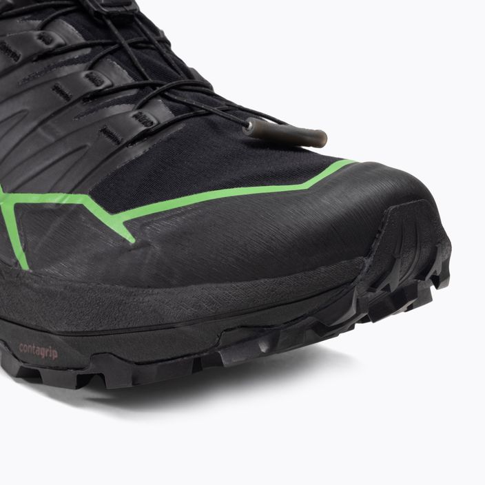 Salomon Thundercross GTX scarpe da corsa da uomo nero/geco verde/nero 9