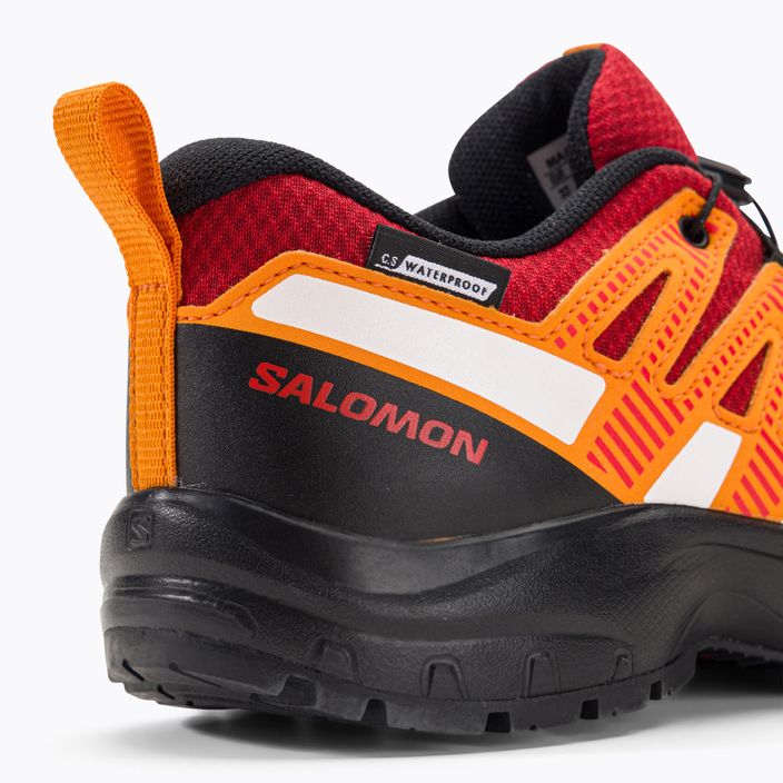 Salomon XA Pro V8 CSWP rosso/nero/opeppe scarpe da trekking junior 9