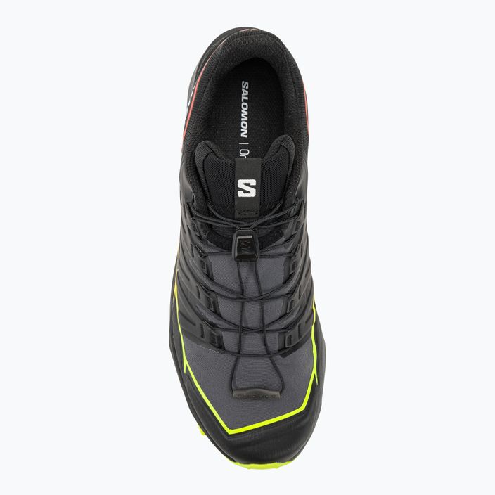 Salomon Thundercross scarpe da corsa da uomo nero/quiet shade/fiery coral 9