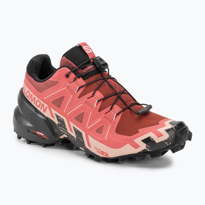 Salomon Speedcross 6 scarpe da corsa da donna pelle di mucca/nero/rosa inglese