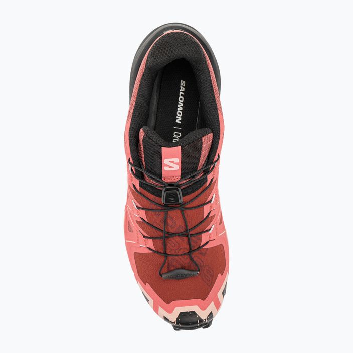 Salomon Speedcross 6 scarpe da corsa da donna pelle di mucca/nero/rosa inglese 9