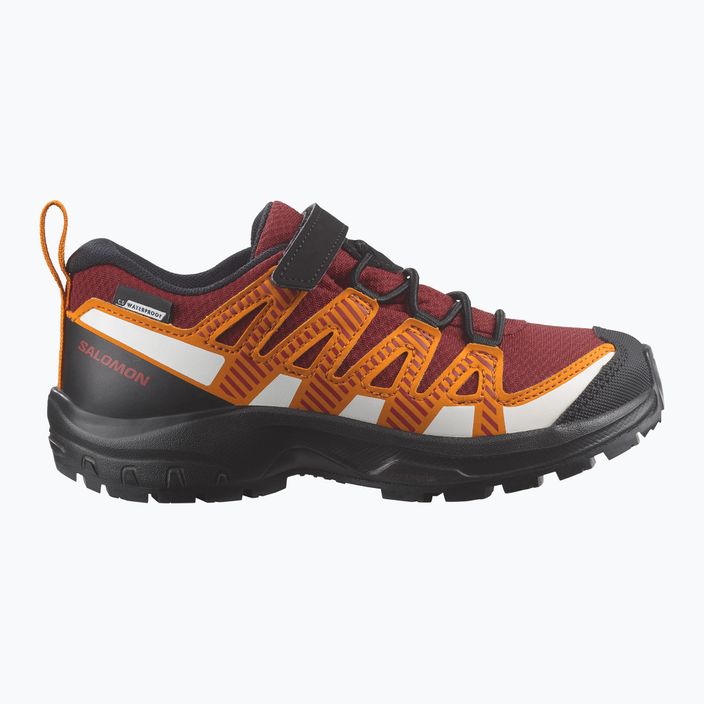 Salomon XA Pro V8 CSWP rosso/nero/opeppe scarpe da trekking per bambini 12