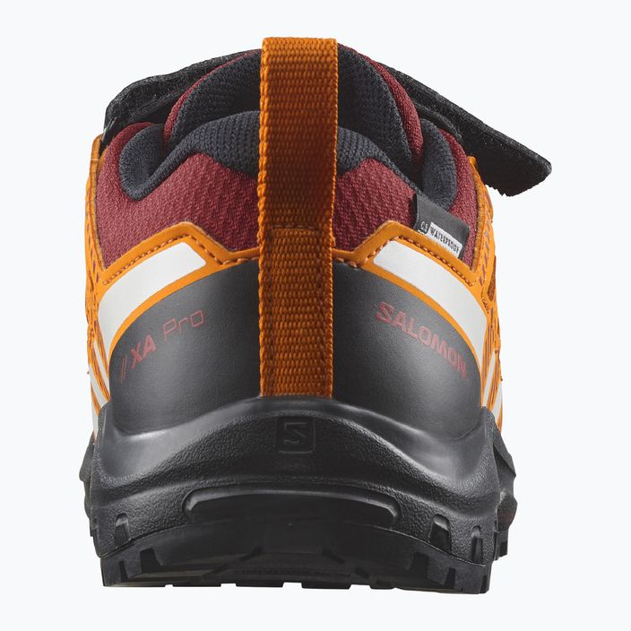 Salomon XA Pro V8 CSWP rosso/nero/opeppe scarpe da trekking per bambini 14