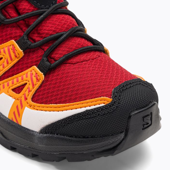 Salomon XA Pro V8 CSWP rosso/nero/opeppe scarpe da trekking per bambini 7