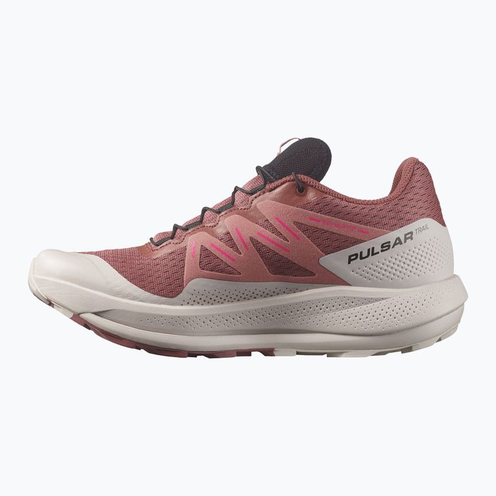 Salomon Pulsar Trail scarpe da corsa da donna pelle di mucca/sfumature di rose/rosa glo 13