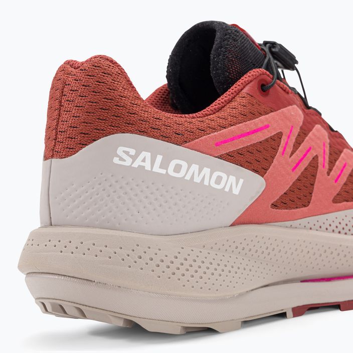 Salomon Pulsar Trail scarpe da corsa da donna pelle di mucca/sfumature di rose/rosa glo 9