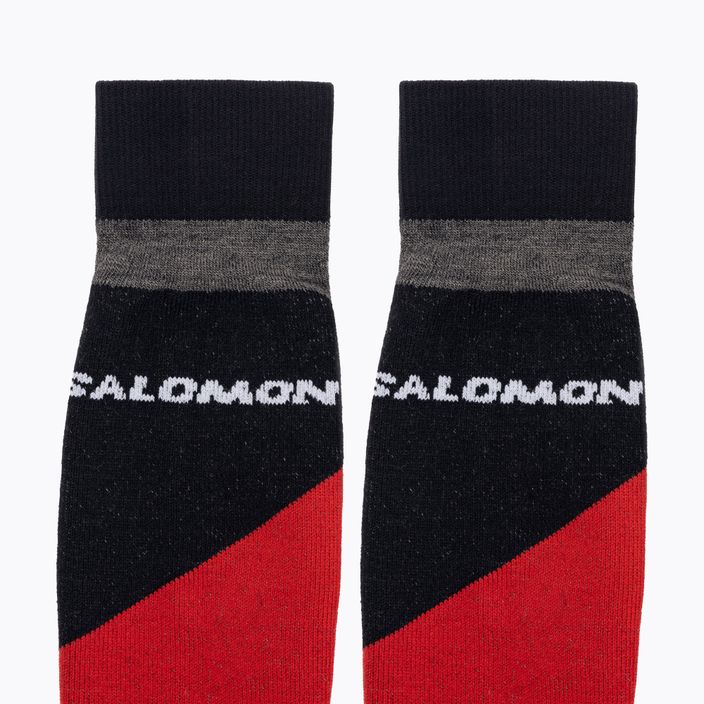 Calze da sci Salomon S/Access beluga/grenadine/nero 4