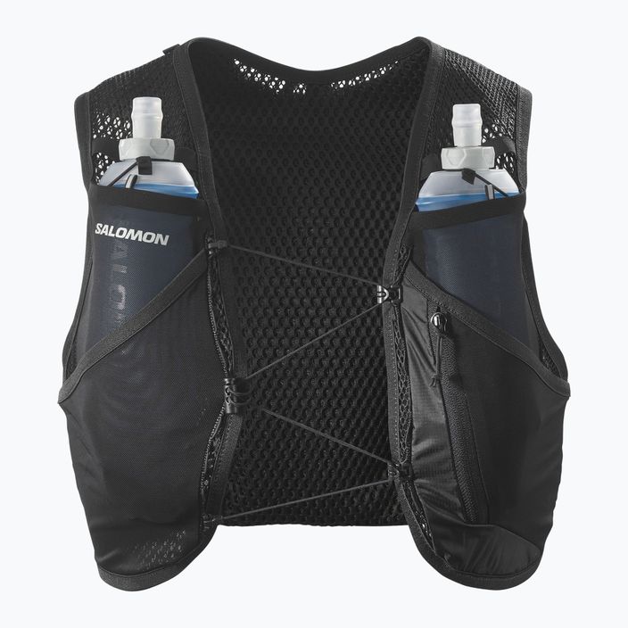 Salomon Active Skin 4 set gilet da corsa nero/metallo