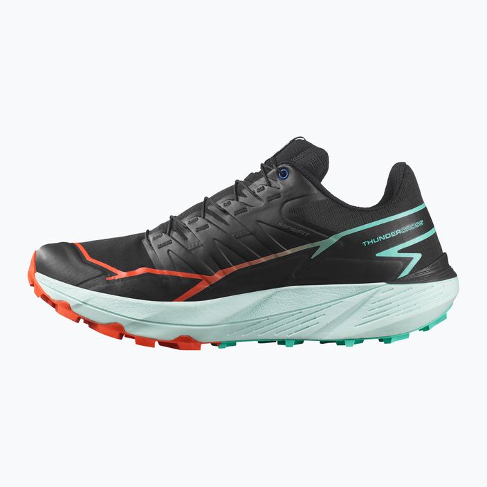 Salomon Thundercross scarpe da corsa da uomo nero/pomodoro rosso/verde elettrico 3