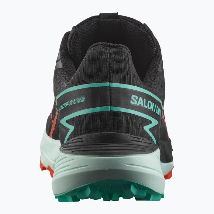 Salomon Thundercross scarpe da corsa da uomo nero/pomodoro rosso/verde elettrico 4