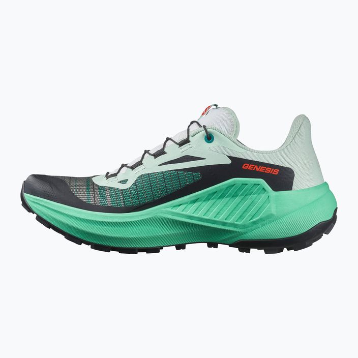 Scarpe da corsa Salomon Genesis bay/verde elettrico/ciliegia da donna 3