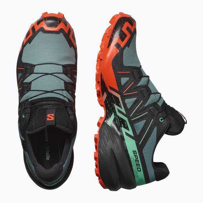 Salomon Speedcross 6 GTX scarpe da corsa uomo north atlantic/nero/ciliegia pomodoro 5