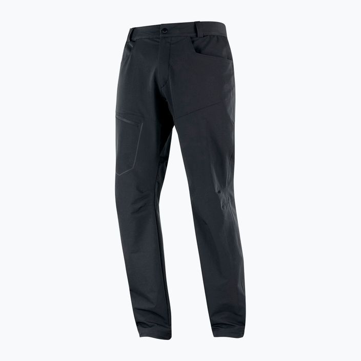 Pantaloni da trekking da uomo Salomon Wayfarer Warm nero profondo 3