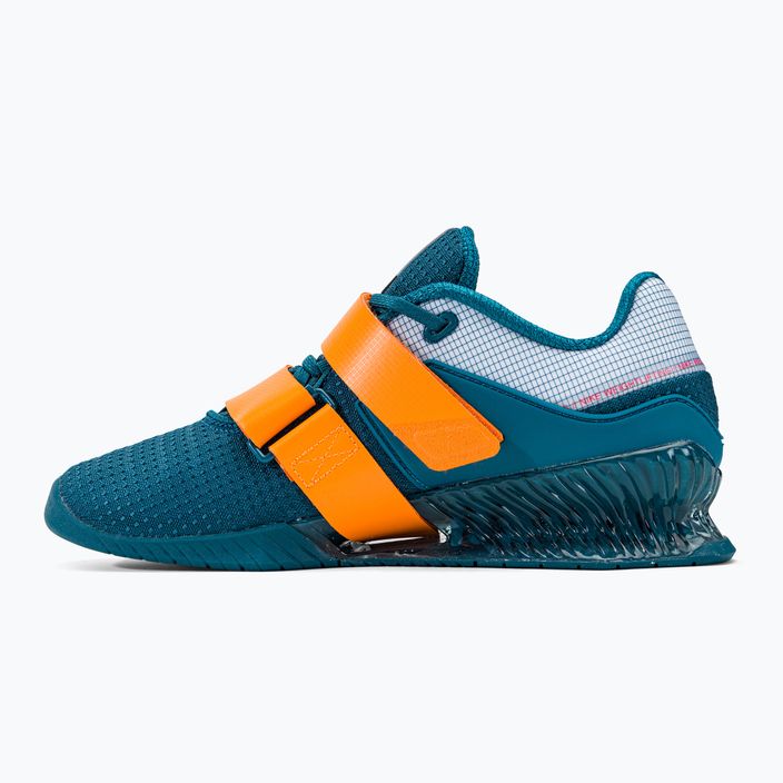Scarpe da sollevamento pesi Nike Romaleos 4 blu/arancio 10