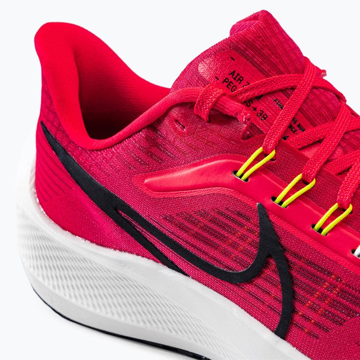 Uomo Nike Air Zoom Pegasus 39 sirena rosso / nero / rosso clay / fantasma scarpe da corsa 7