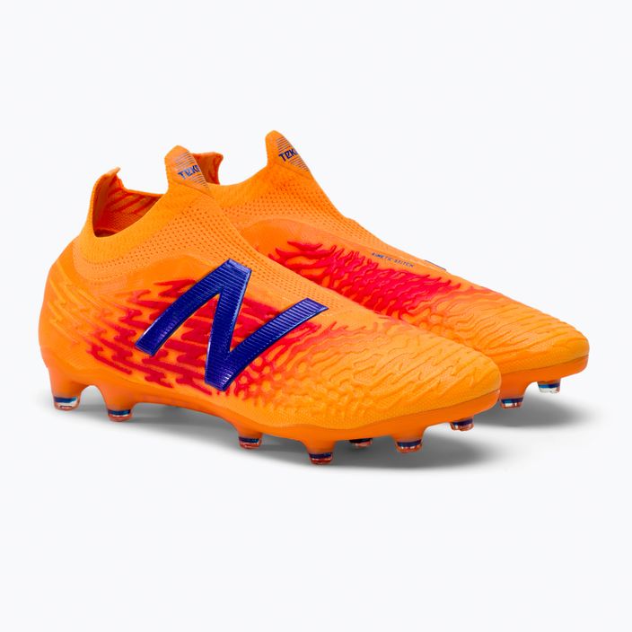 New Balance Tekela V3+ Pro FG scarpe da calcio uomo impulso/arancio vibrante 4