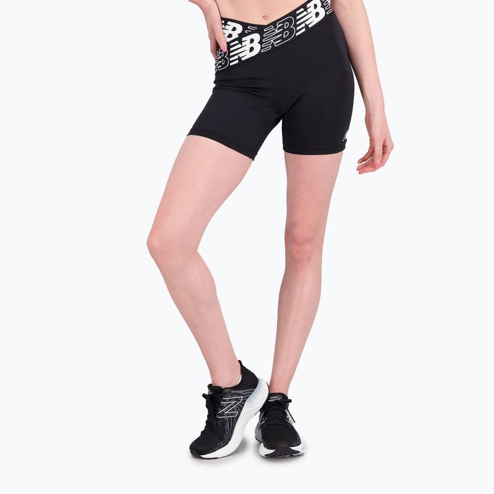 Pantaloncini da allenamento da donna New Balance Relentless Fitted nero