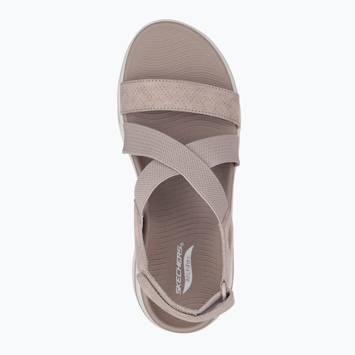SKECHERS Go Walk Arch Fit Sandal donna Treasured taupe 11