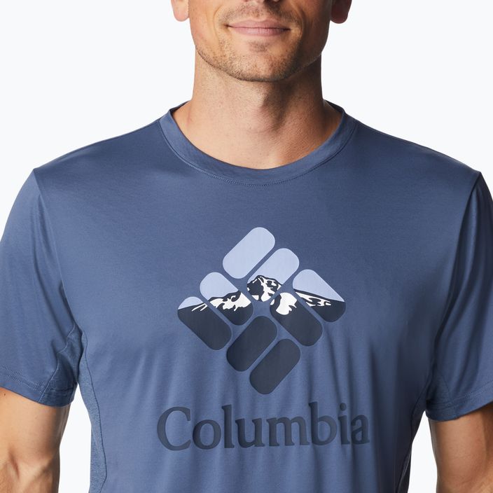 Columbia Zero Ice maglia da trekking da uomo Cirro-Cool Graphic dk mountain/hood nightscape graphic 4