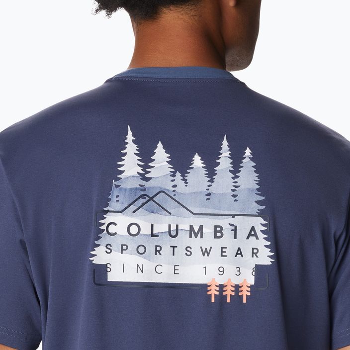 Columbia Legend Trail dark mountain/csc washed pines maglia da trekking da uomo grafica 5