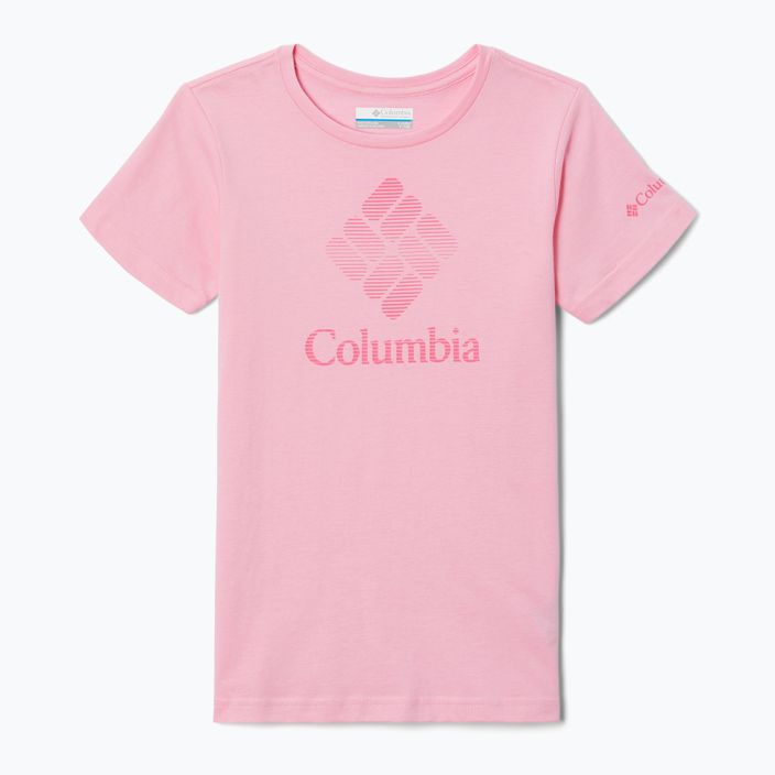 Columbia Mission Lake Graphic rosa selvatica/csc a bande sovrapposte da trekking per bambini