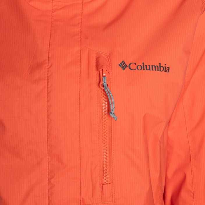 Giacca da pioggia Columbia Pouring Adventure II donna arancio tramonto 3