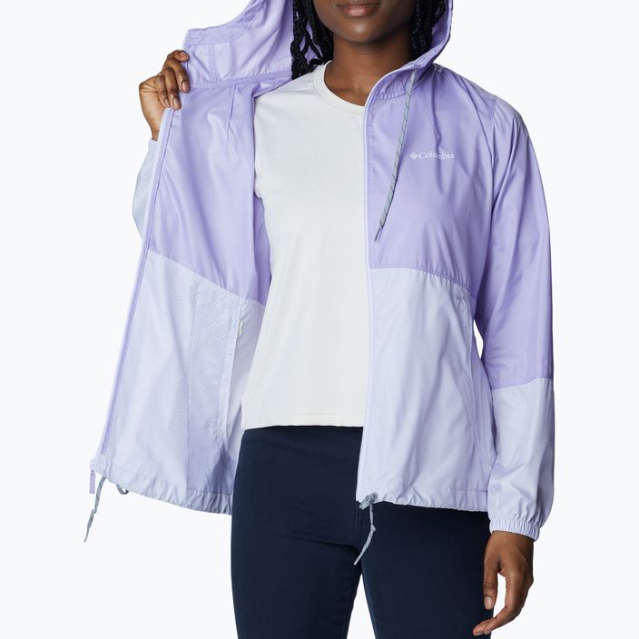 Columbia Flash Forward, giacca a vento da donna, color porpora smerigliato/viola 4
