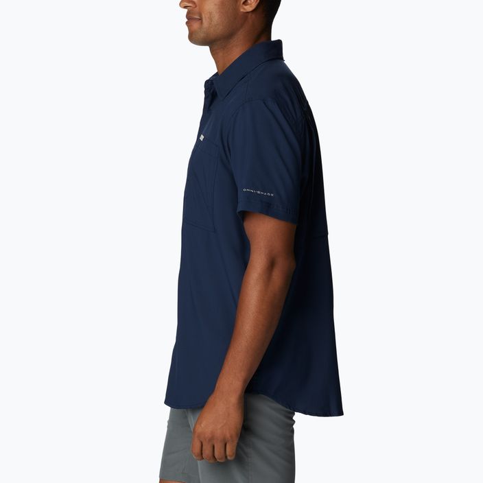 Columbia Silver Ridge Utility Lite, camicia da uomo, colore blu scuro. 2
