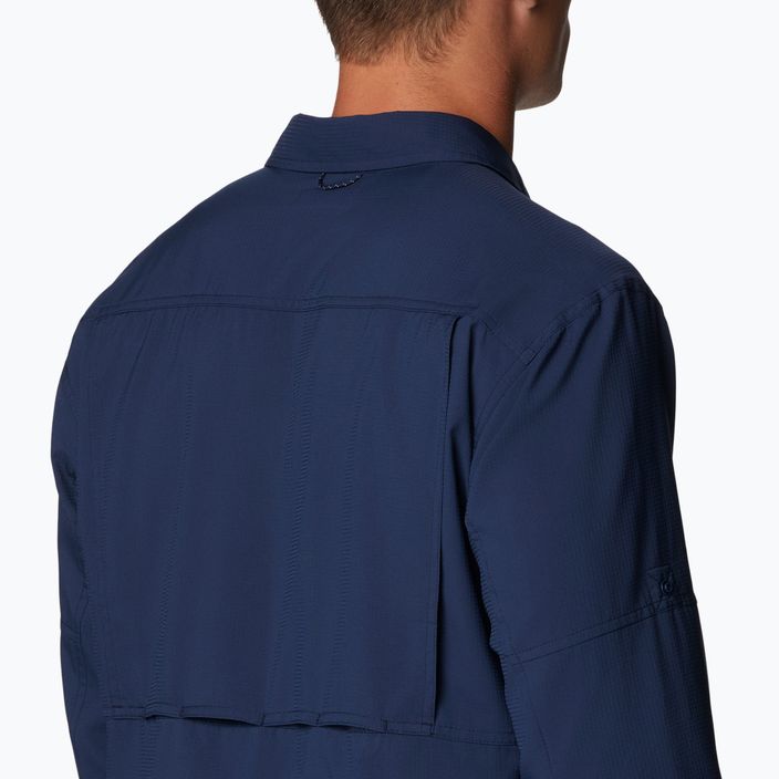 Columbia Silver Ridge Utility Lite, camicia da uomo, colore blu scuro. 6