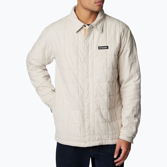 Columbia Landroamer Quilted Shirt Uomo Giacca in pietra scura
