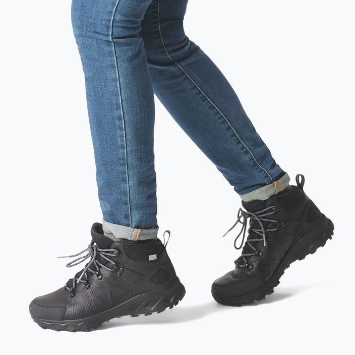 Columbia Peakfreak II Mid Outdry Leather nero/grafite scarpe da trekking da donna 20