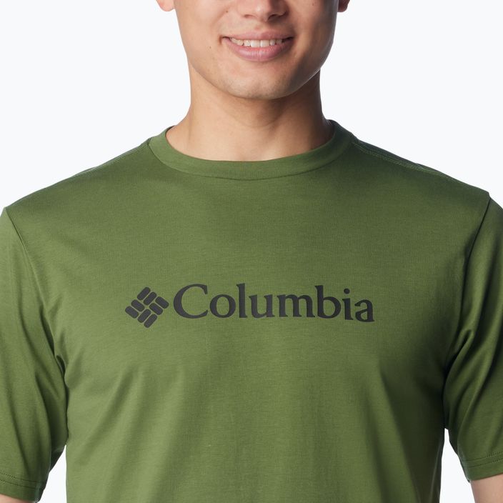 Maglietta Columbia CSC Basic Logo da uomo con marchio mensa/CSC 5