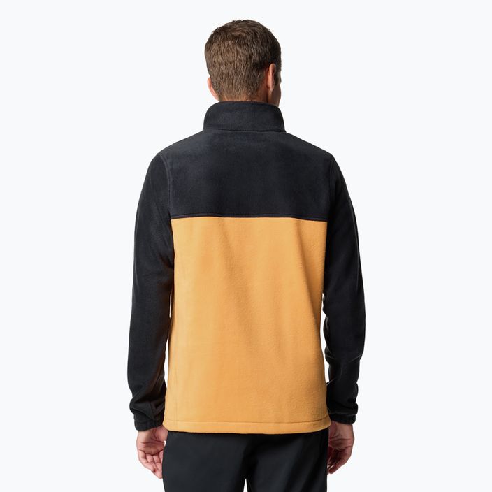 Felpa Columbia Mountain Half Zip Sunstone/Nero da uomo 3