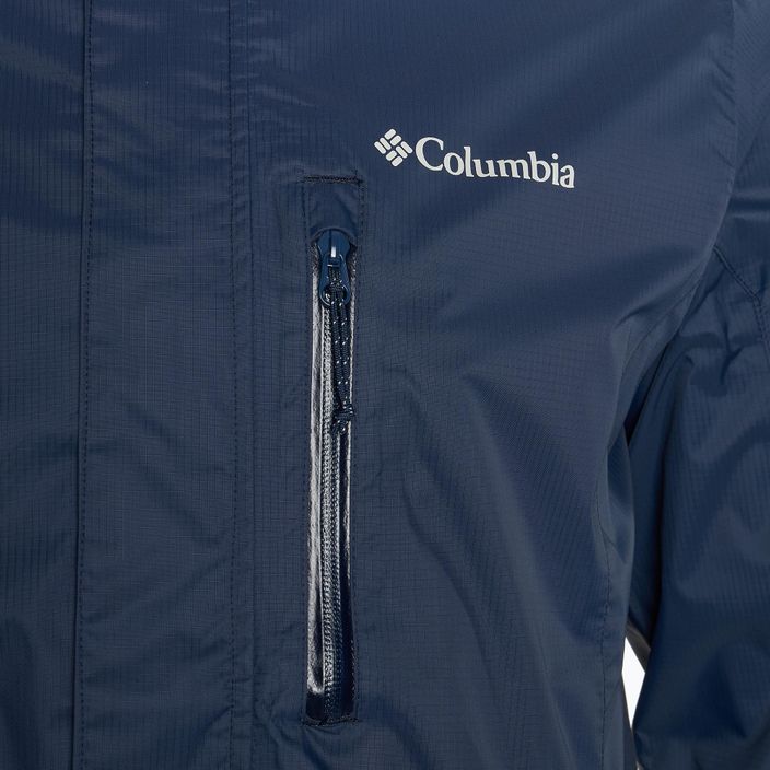 Columbia Pouring Adventure III giacca da pioggia da uomo collegiate navy 3