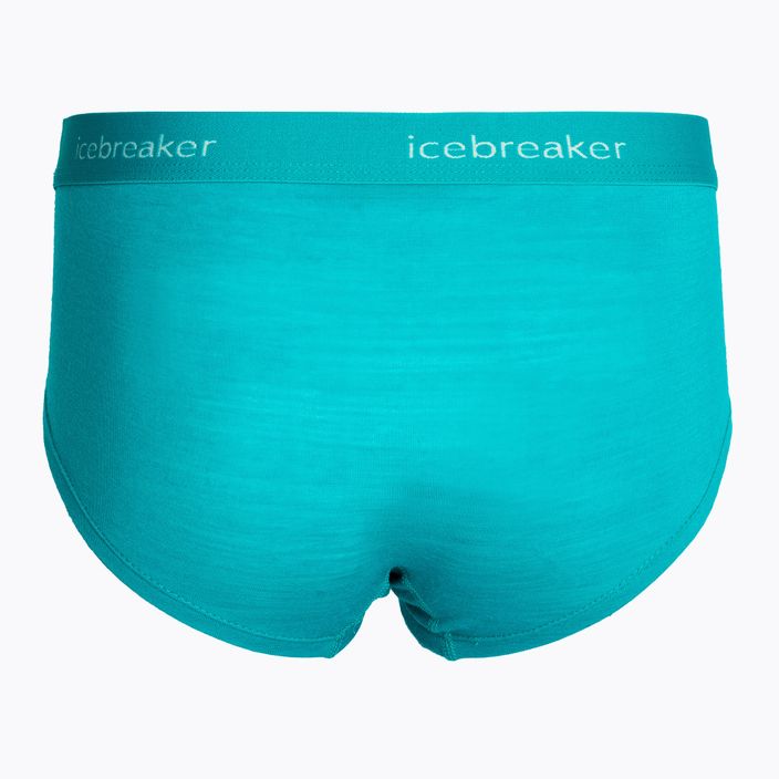Boxer termico Icebreaker donna Sprite hot flux verde 2