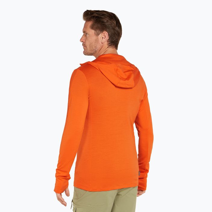 Felpa con cappuccio Icebreaker Merino 260 Quantum IV Zip Uomo blaze 3