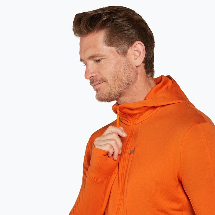 Felpa con cappuccio Icebreaker Merino 260 Quantum IV Zip Uomo blaze 4