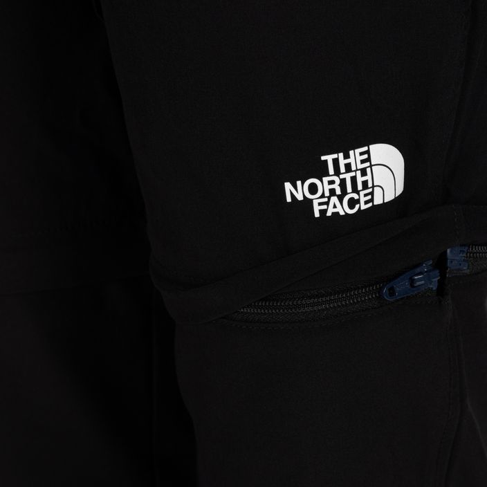 Pantaloni da trekking per bambini The North Face Exploration Convertible nero 5