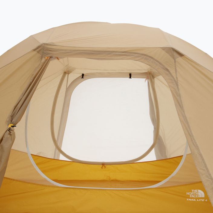 The North Face Trail Lite 4 persone tenda da trekking kaki stone/arrowwood giallo 4