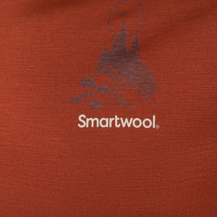 Maglietta Smartwool Wilderness Summit Graphic Tee marrone SW016673J33 trekking uomo 6