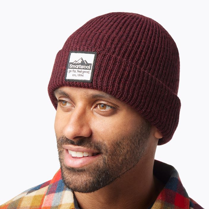 Berretto invernale Smartwool Patch maroon SW011493K40 7
