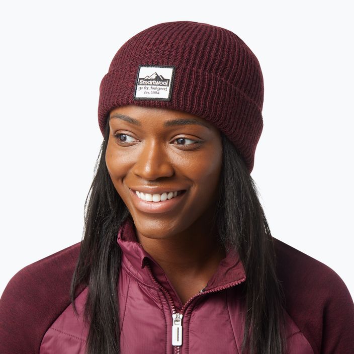 Berretto invernale Smartwool Patch maroon SW011493K40 8