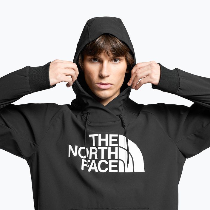 Giacca softshell da uomo The North Face Tekno Logo Hoodie nero/bianco 5