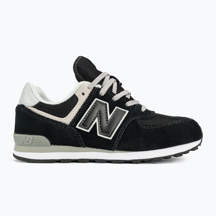 New Balance GC574 nero NBGC574EVB scarpe da bambino 2