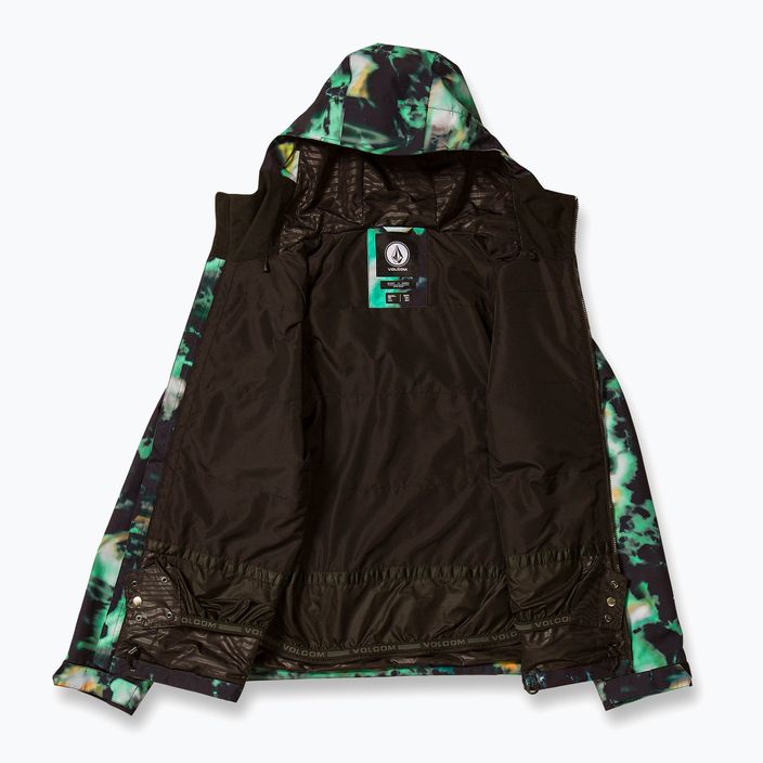 Giacca da snowboard Volcom 2836 Ins spritz nera da uomo 6