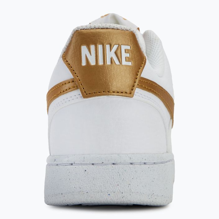 Scarpe Nike Court Vision Low donna Next Nature bianco/oro metallico 6