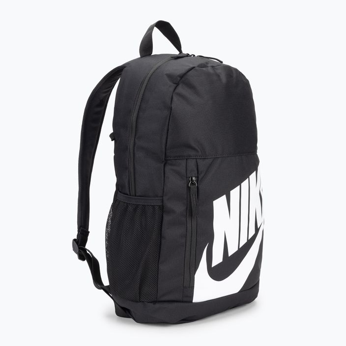 Zaino da bambino Nike Elemental 20 l nero/bianco 3